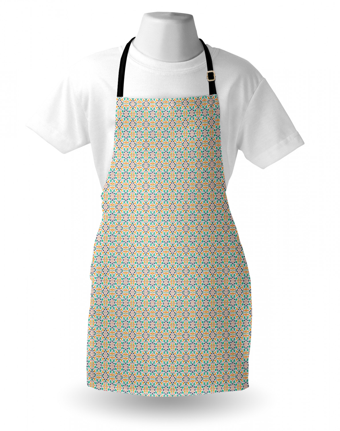 Ambesonne Apron Adjustable Neck Strap for Garden Cooking Standard Size - Picture 78 of 132