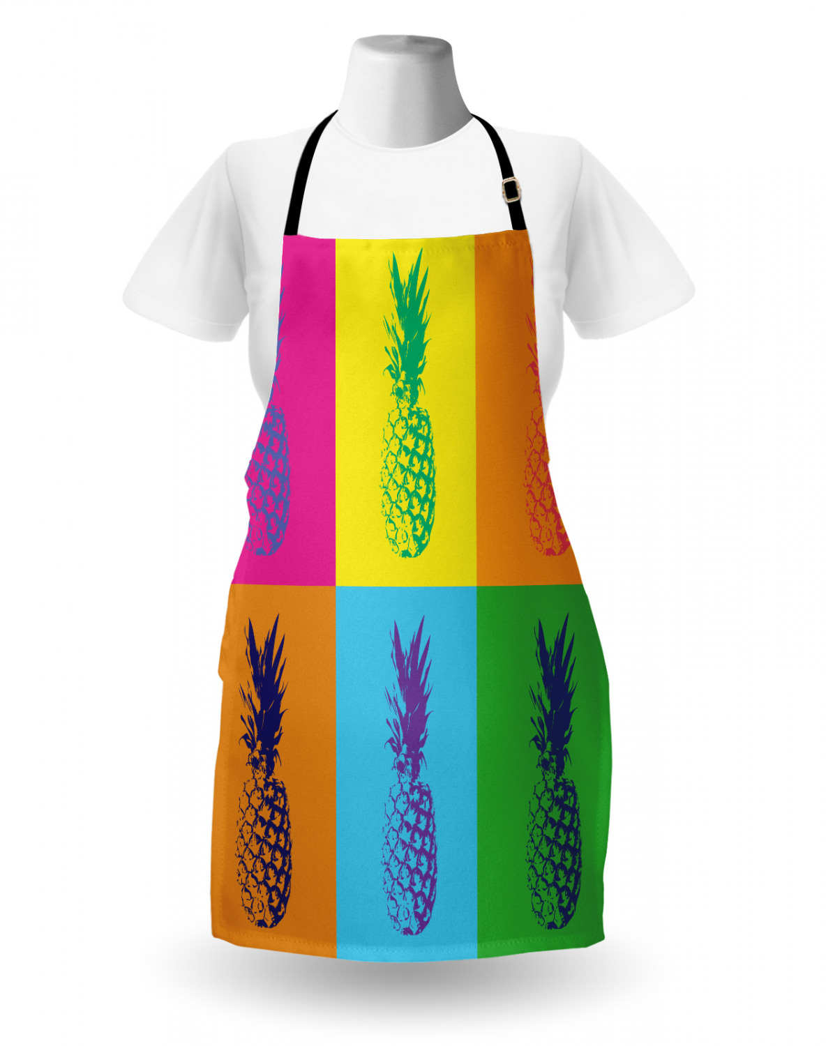 Ambesonne Apron Adjustable Neck Strap for Garden Cooking Standard Size - Picture 128 of 132