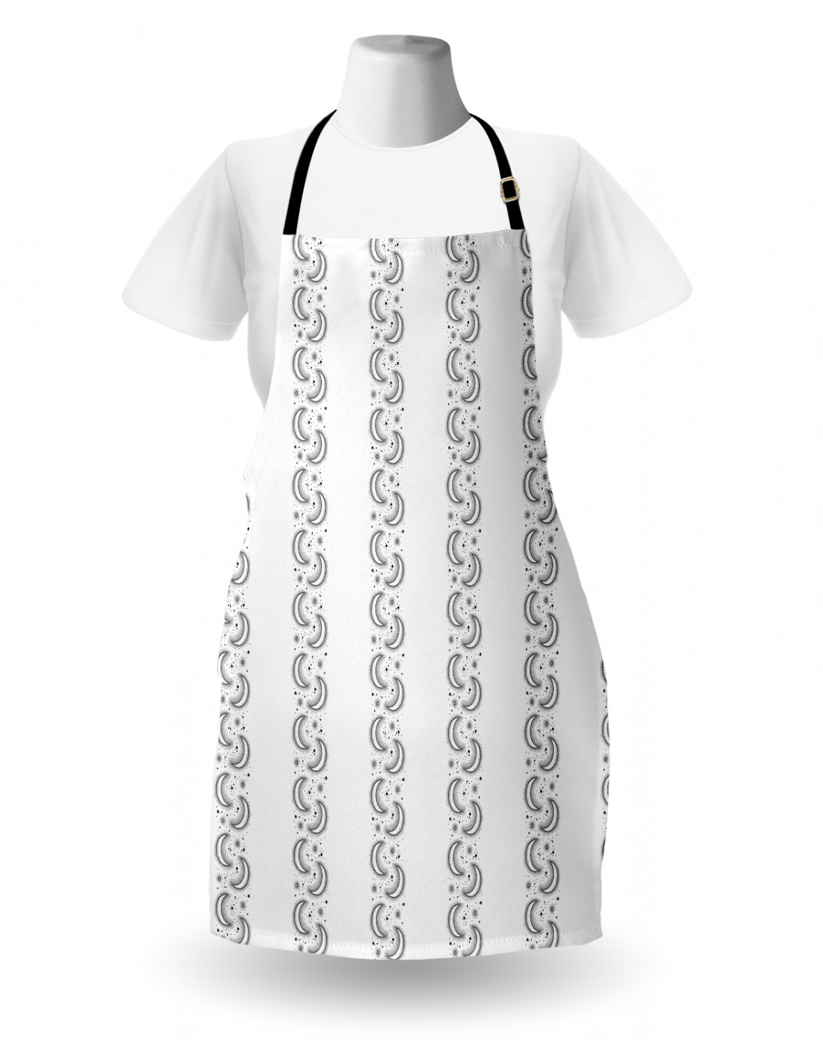 Ambesonne Unisex Vivid Colors Apron Bib with Adjustable Strap for Gardening