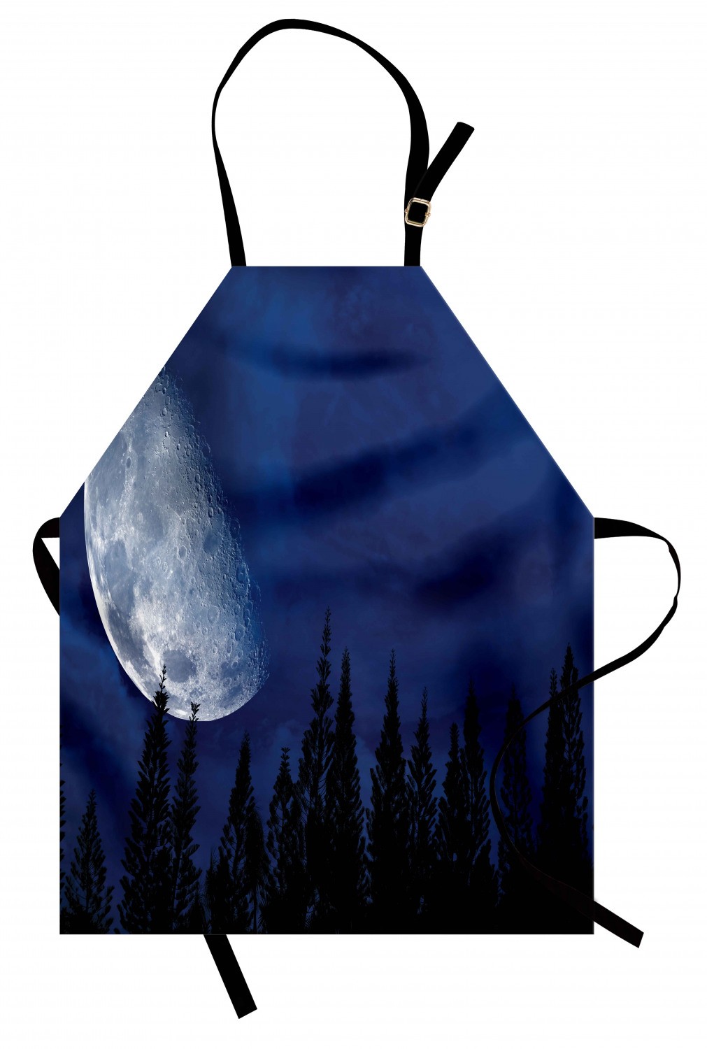 Ambesonne Unisex Vivid Colors Apron Bib with Adjustable Strap for Gardening