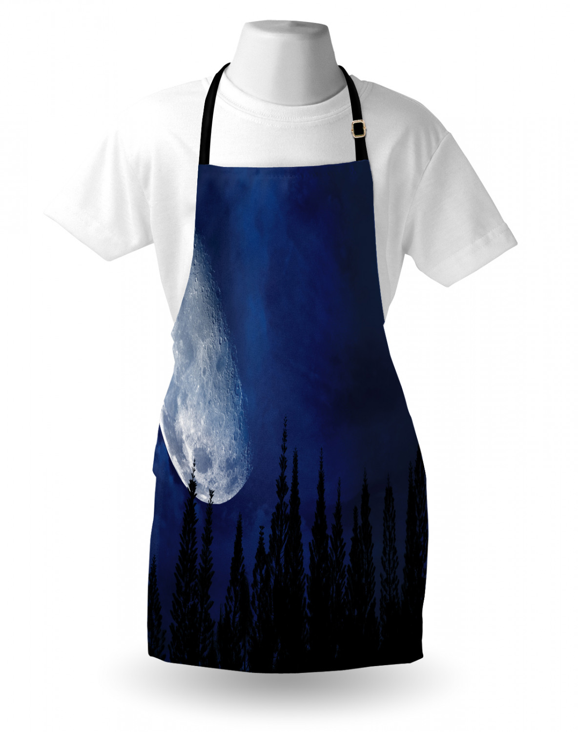 Ambesonne Unisex Vivid Colors Apron Bib with Adjustable Strap for Gardening