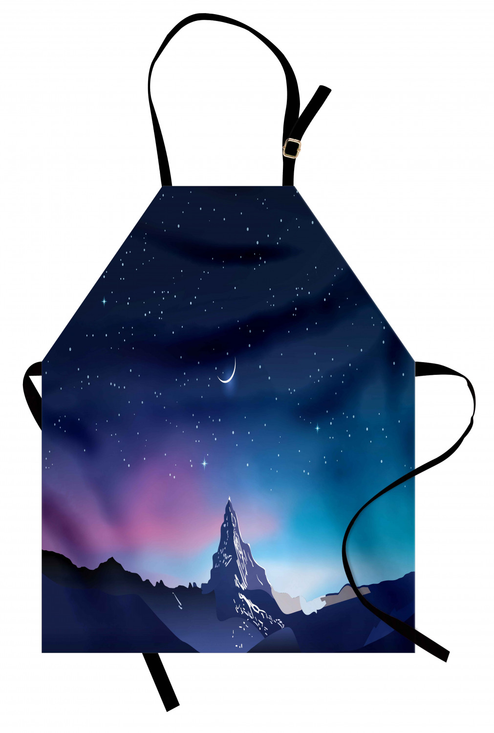 Ambesonne Unisex Vivid Colors Apron Bib with Adjustable Strap for Gardening