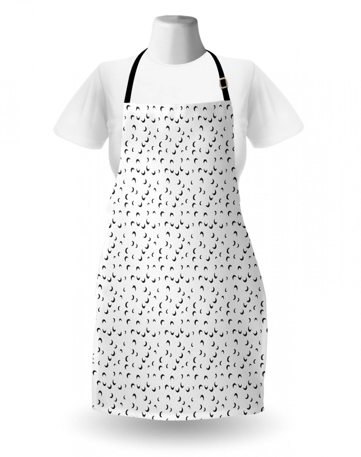 Ambesonne Unisex Vivid Colors Apron Bib with Adjustable Strap for Gardening