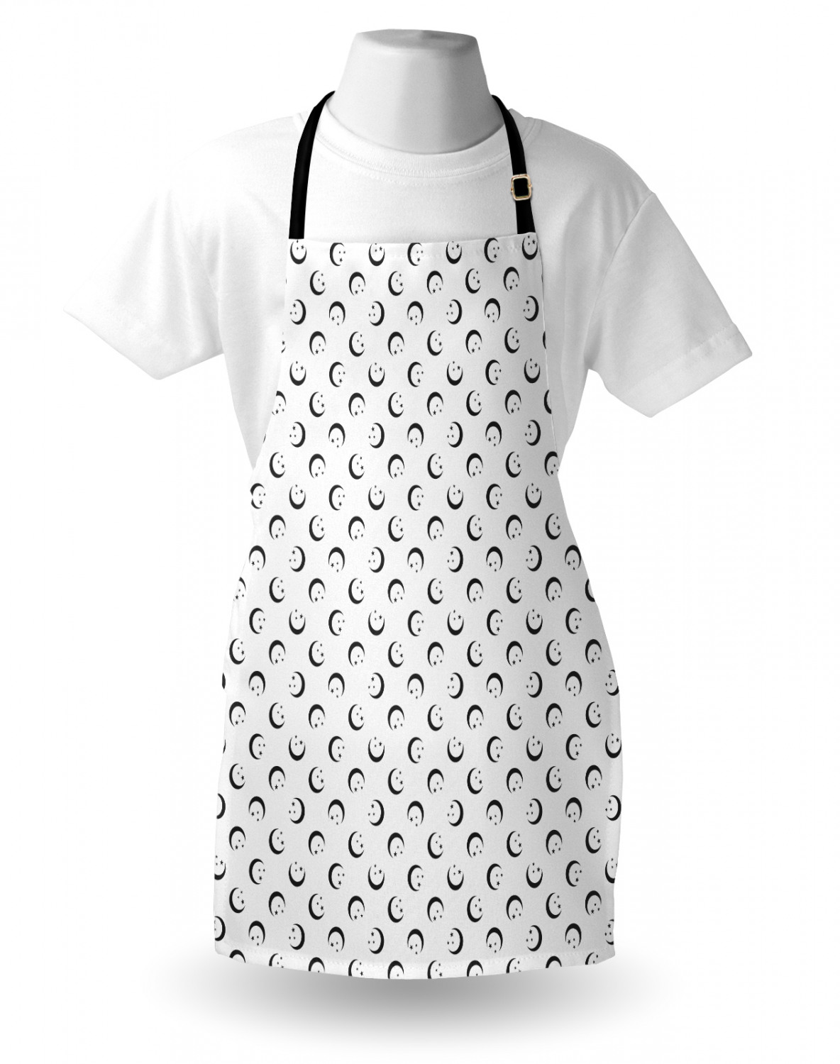 Ambesonne Unisex Vivid Colors Apron Bib with Adjustable Strap for Gardening