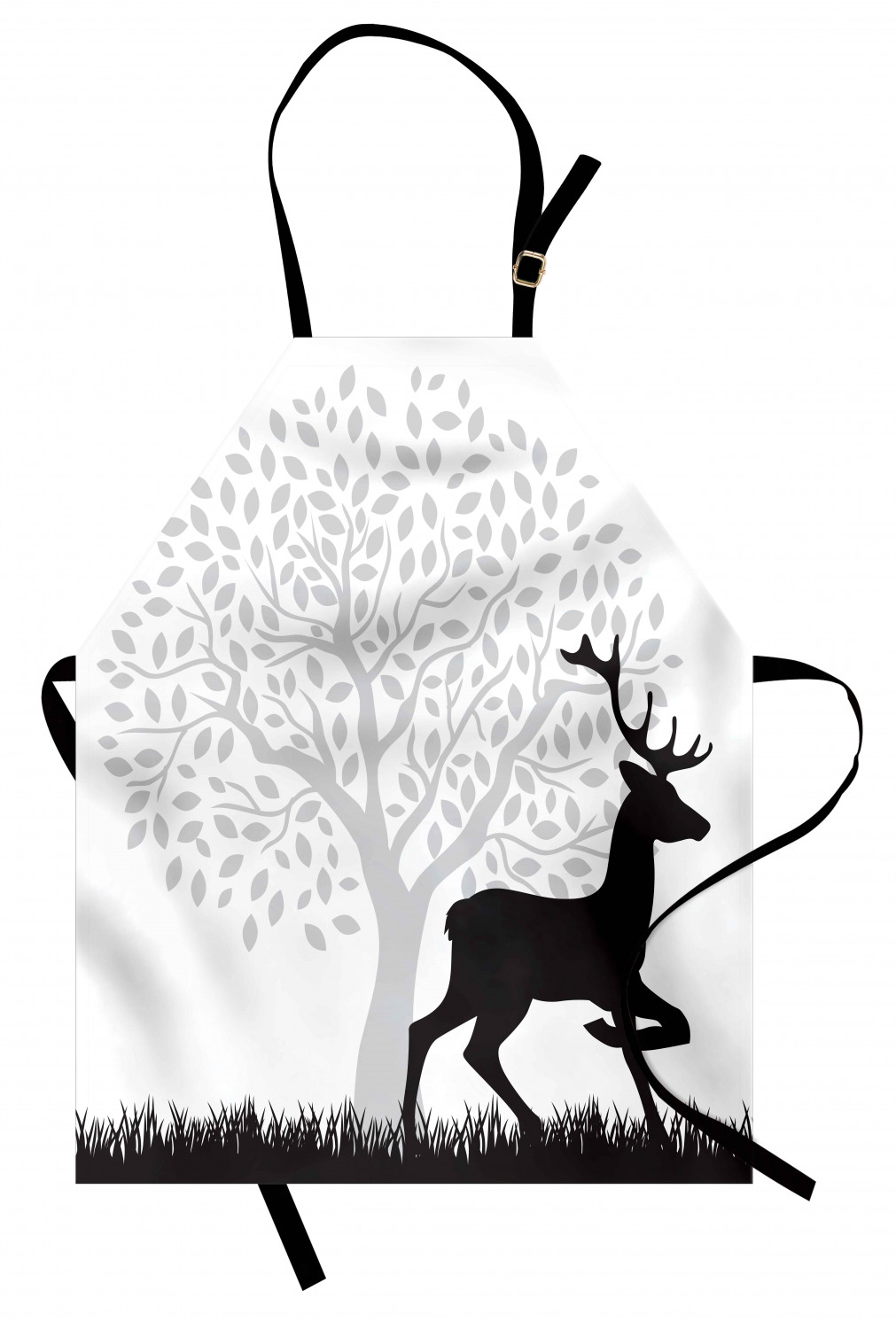 Ambesonne Apron Bib with Adjustable Strap for Gardening Unisex Vivid Colors