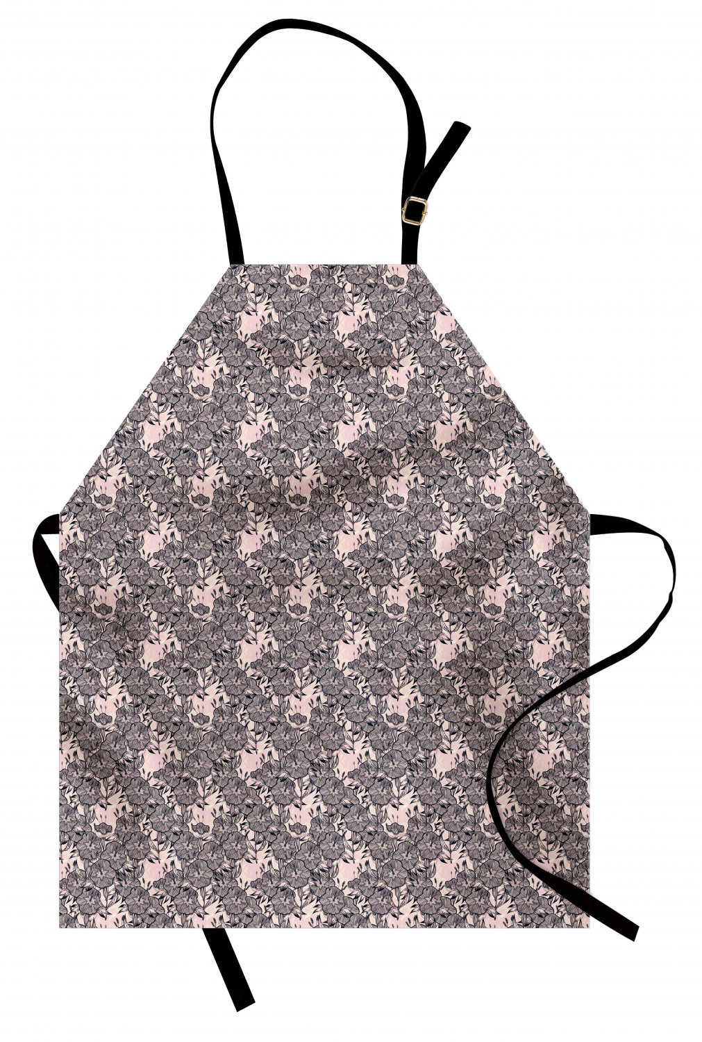 Ambesonne Long Lasting Apron with Adjustable Neck for Gardening and Cooking