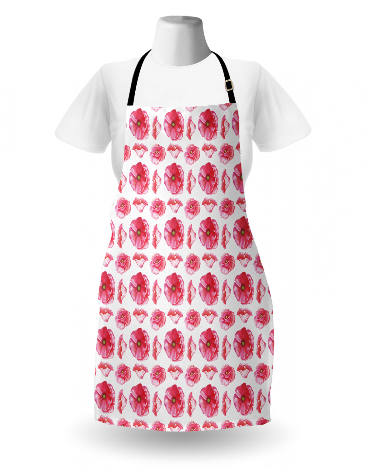 Ambesonne Long Lasting Apron with Adjustable Neck for Gardening and Cooking