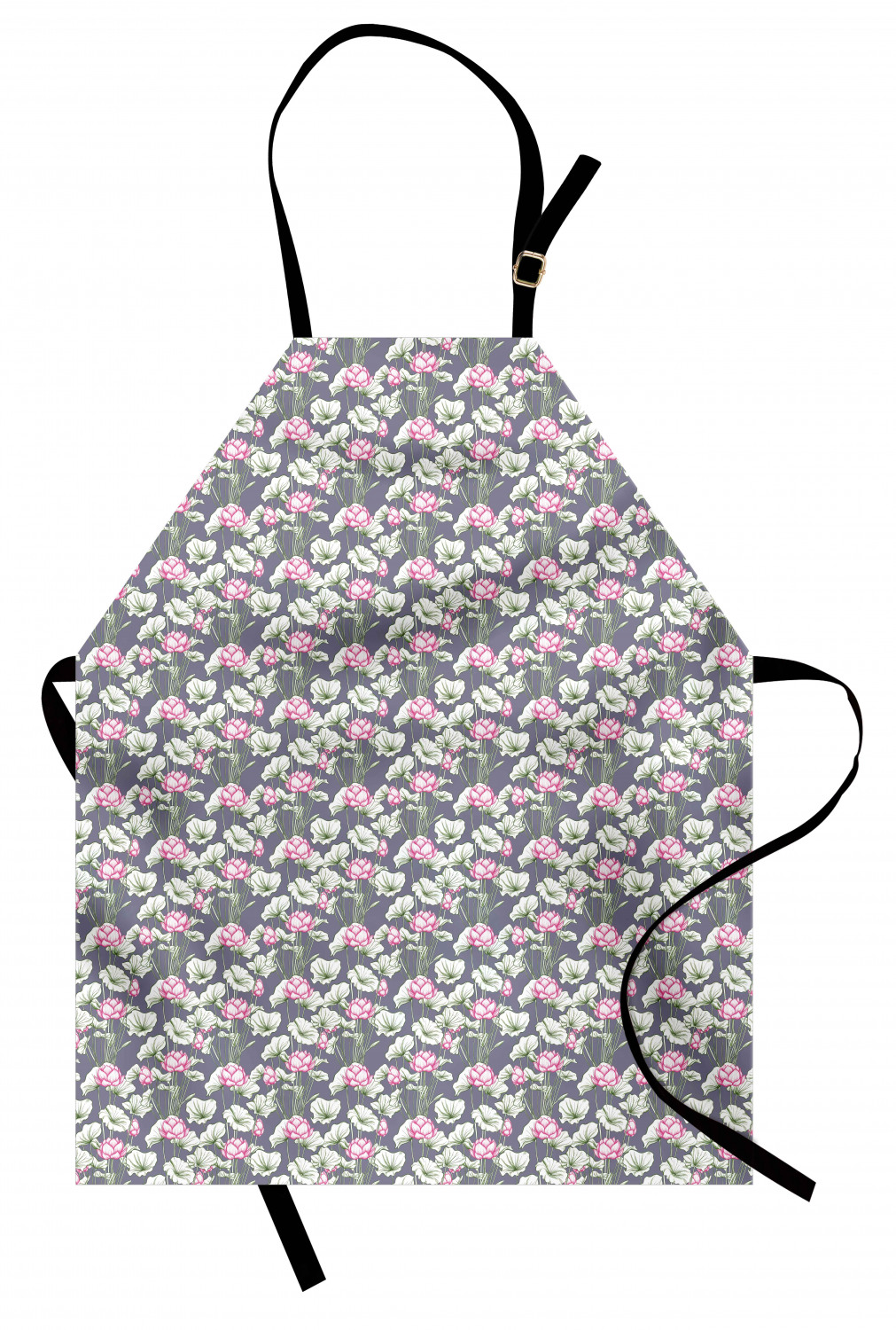 Ambesonne Long Lasting Apron with Adjustable Neck for Gardening and Cooking