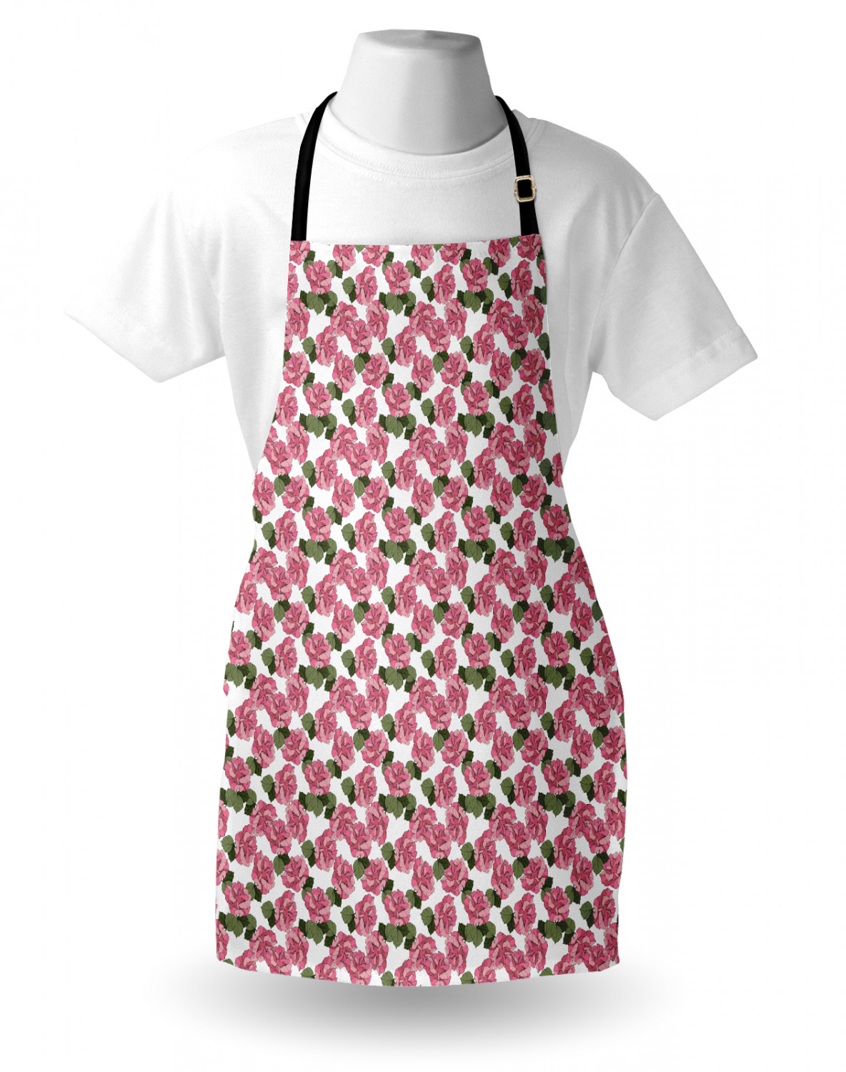 Ambesonne Long Lasting Apron with Adjustable Neck for Gardening and Cooking