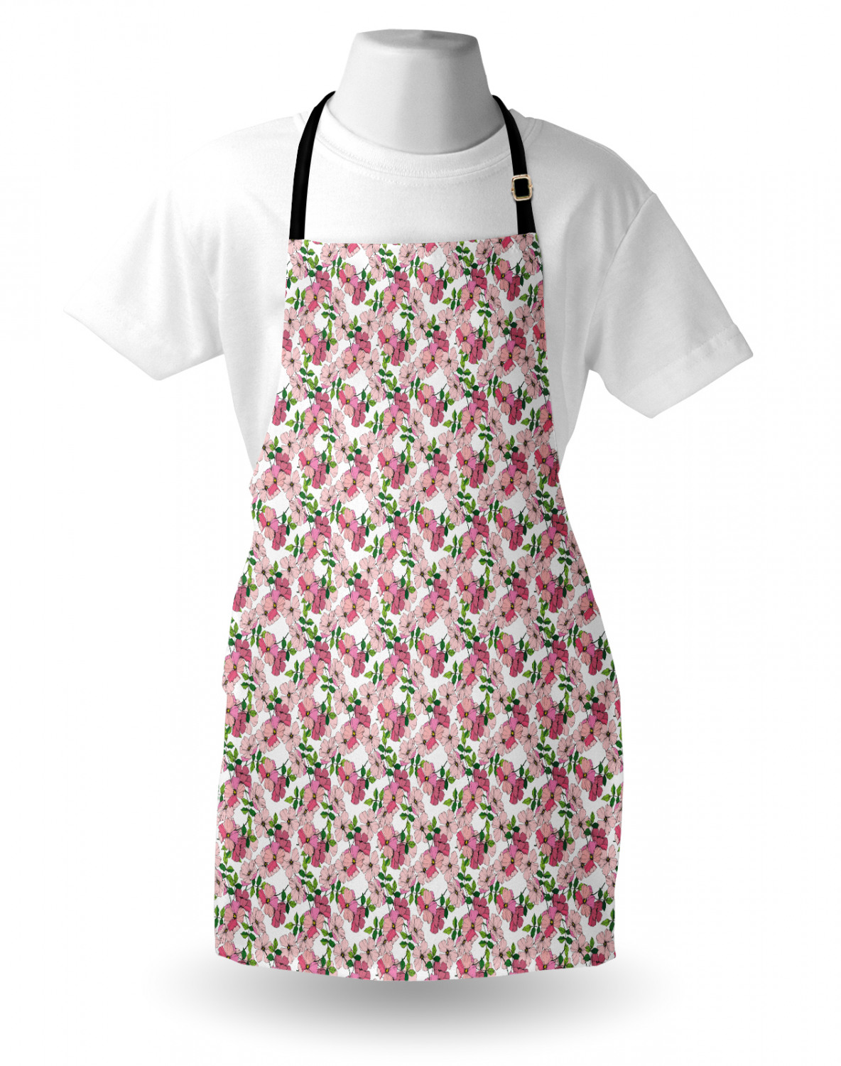 Ambesonne Long Lasting Apron with Adjustable Neck for Gardening and Cooking