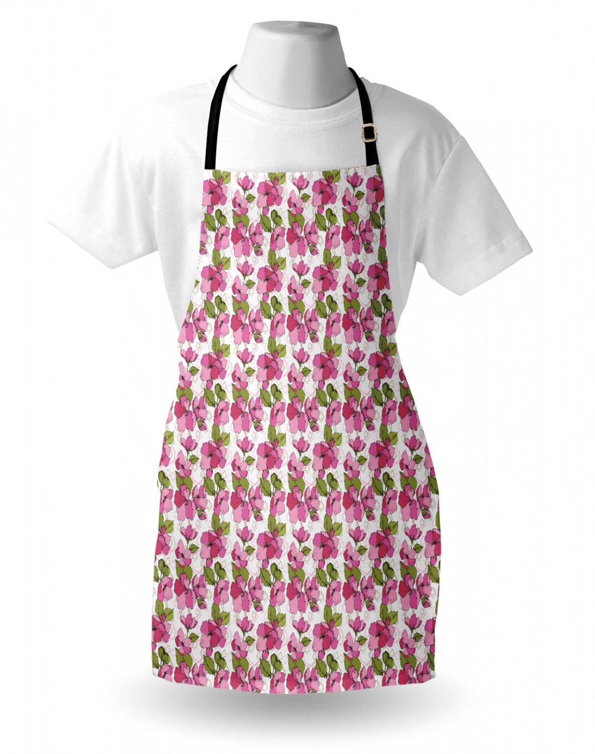 Ambesonne Long Lasting Apron with Adjustable Neck for Gardening and Cooking