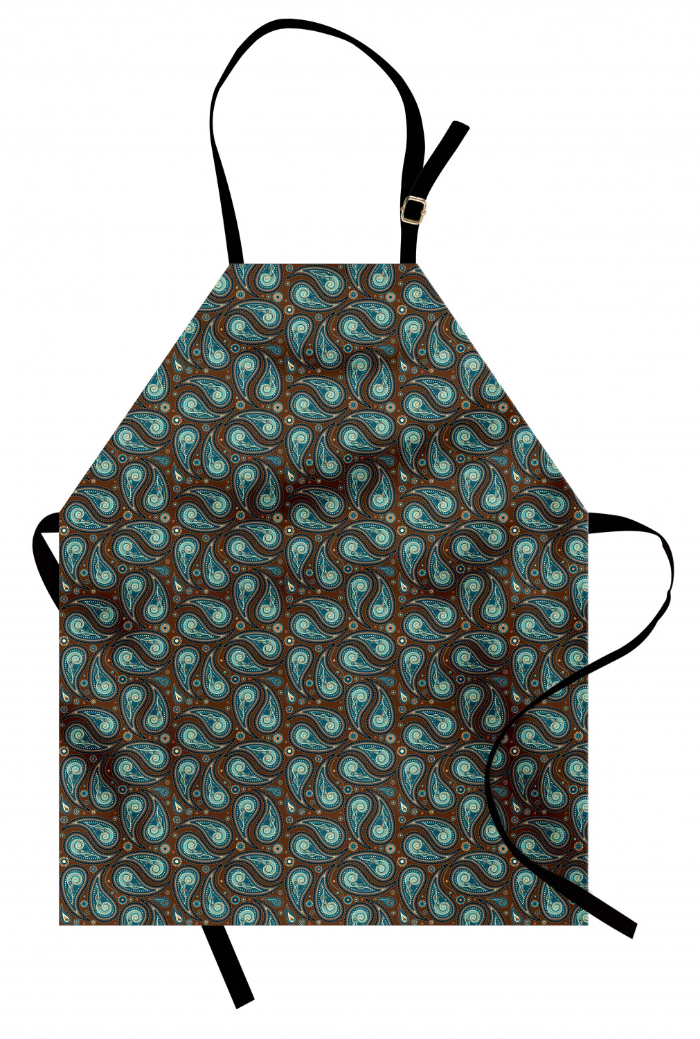 Ambesonne Standard Size Apron Bib Adjustable Strap for Gardening and Cooking