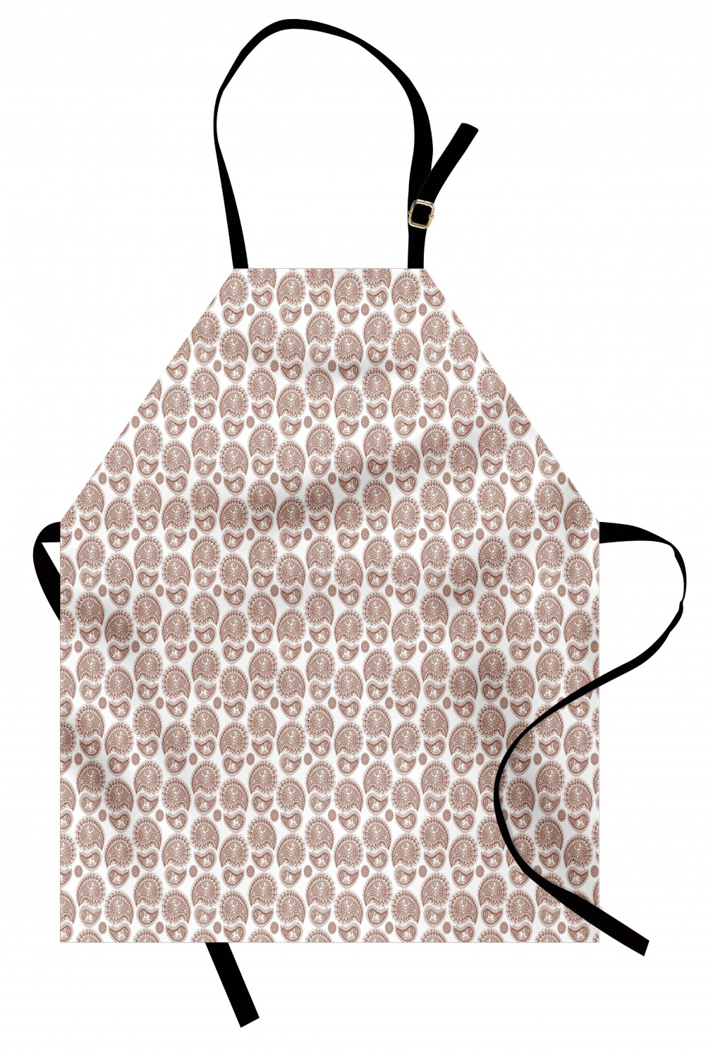 Ambesonne Standard Size Apron Bib Adjustable Strap for Gardening and Cooking