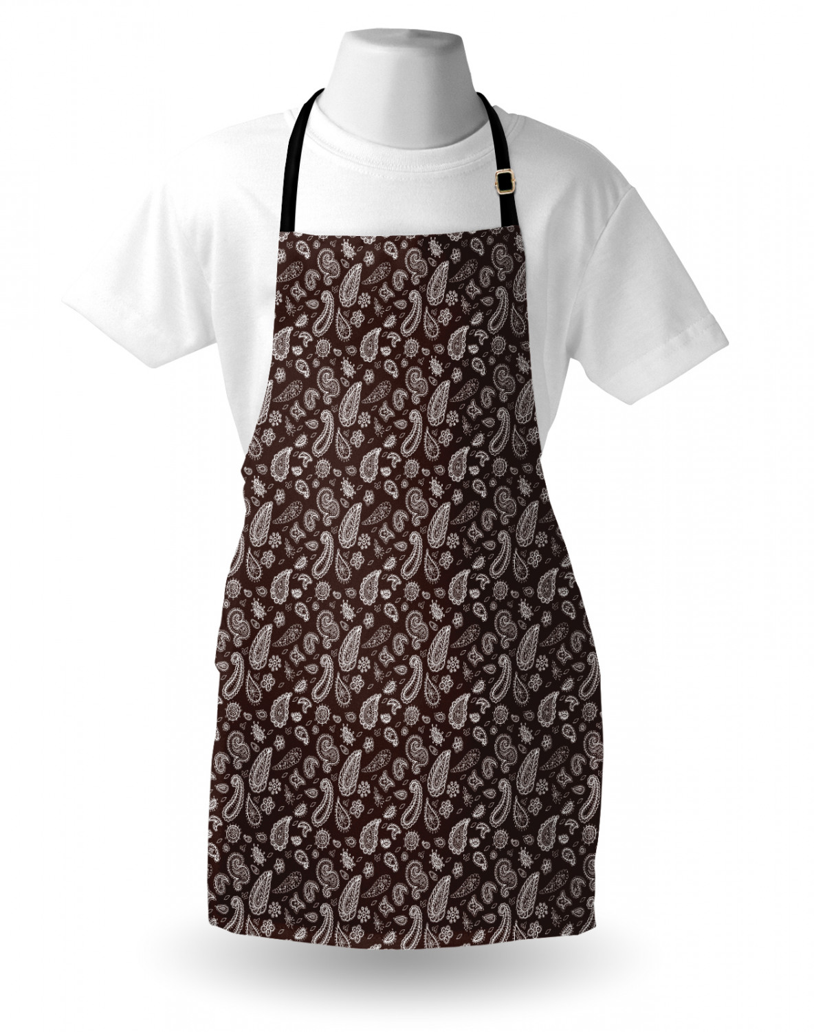 Ambesonne Standard Size Apron Bib Adjustable Strap for Gardening and Cooking