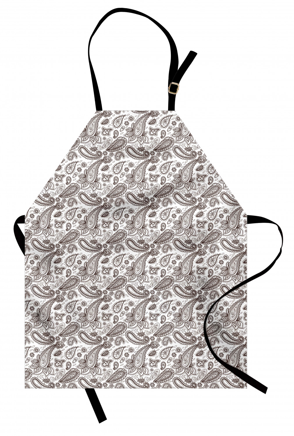 Ambesonne Standard Size Apron Bib Adjustable Strap for Gardening and Cooking