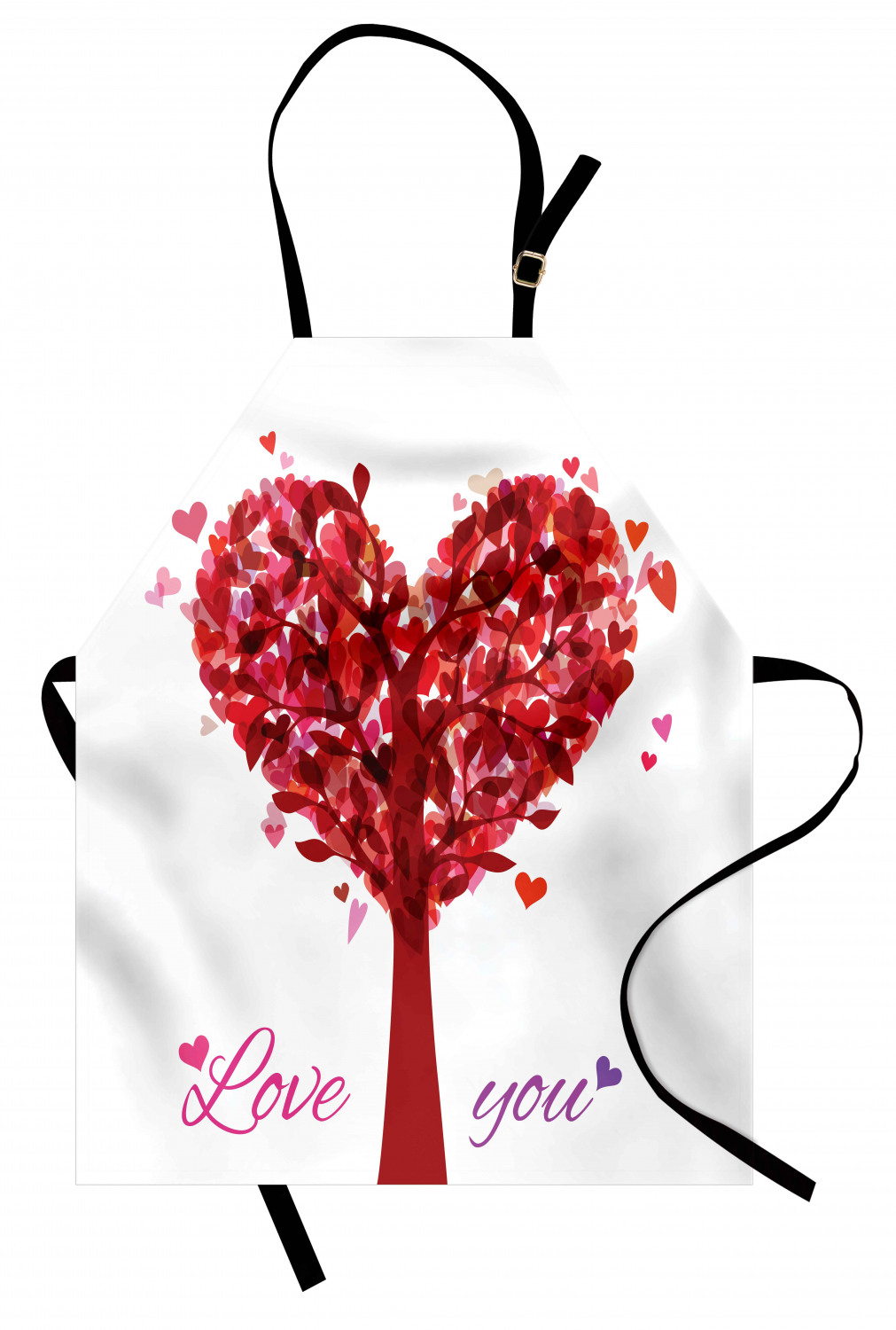 Ambesonne Hearts Kids Apron Boys Girls Apron Bib Cooking & Painting