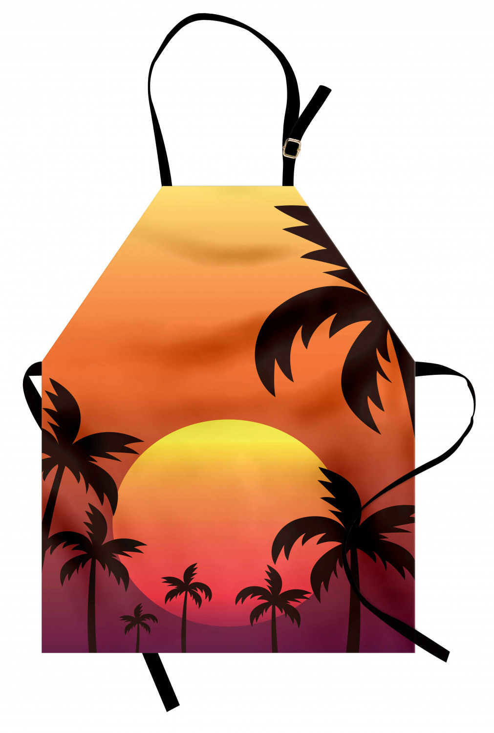 Ambesonne Beach Theme Kids Apron Boys Girls Apron Bib Cooking & Painting