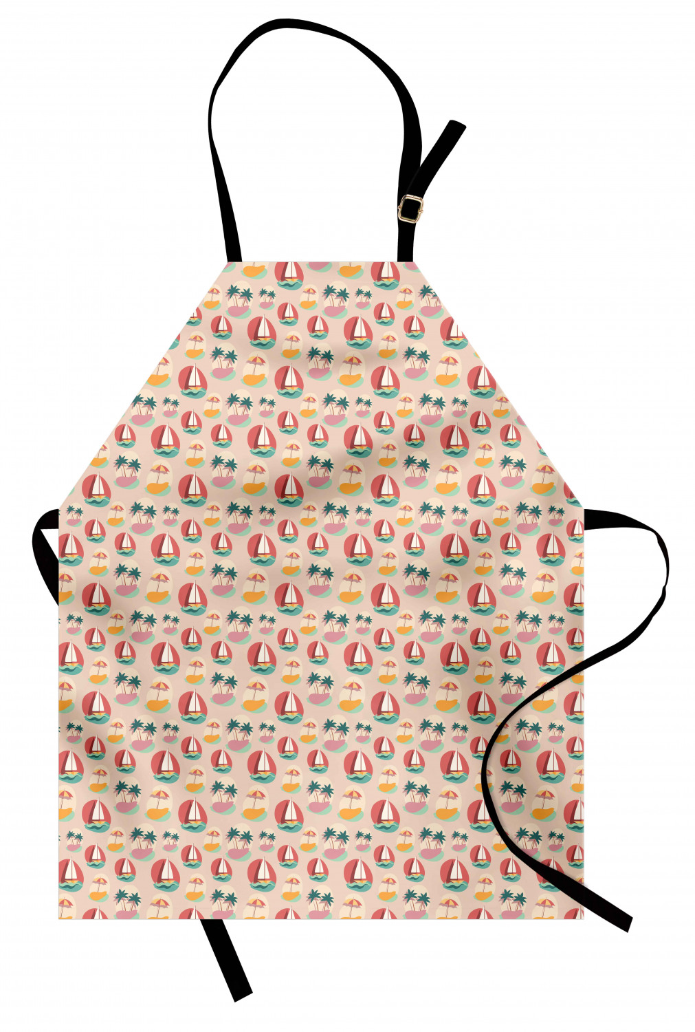 Ambesonne Beach Theme Kids Apron Boys Girls Apron Bib Cooking & Painting