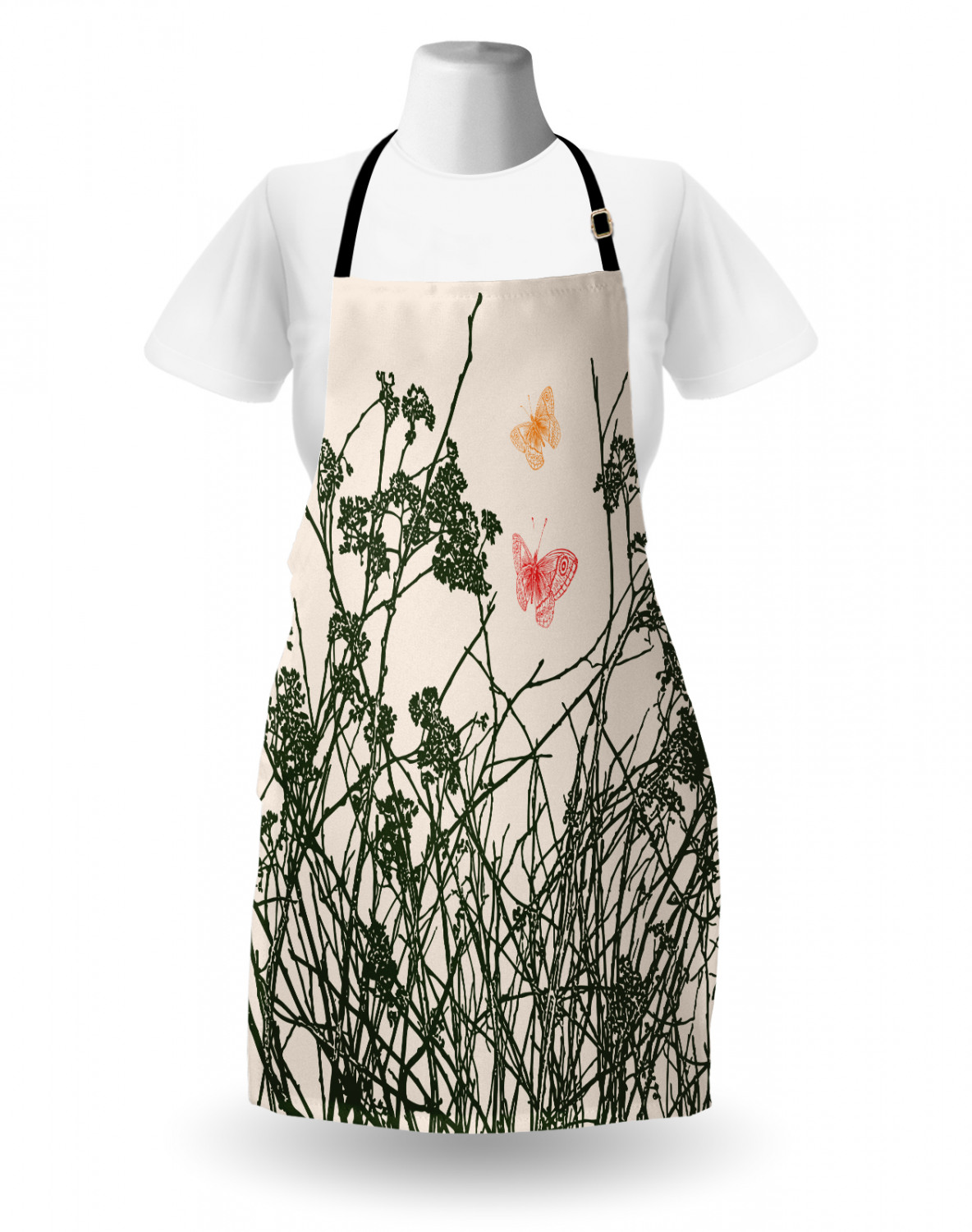 Ambesonne Apron Adjustable Neck Strap for Garden Cooking Standard Size - Picture 20 of 132