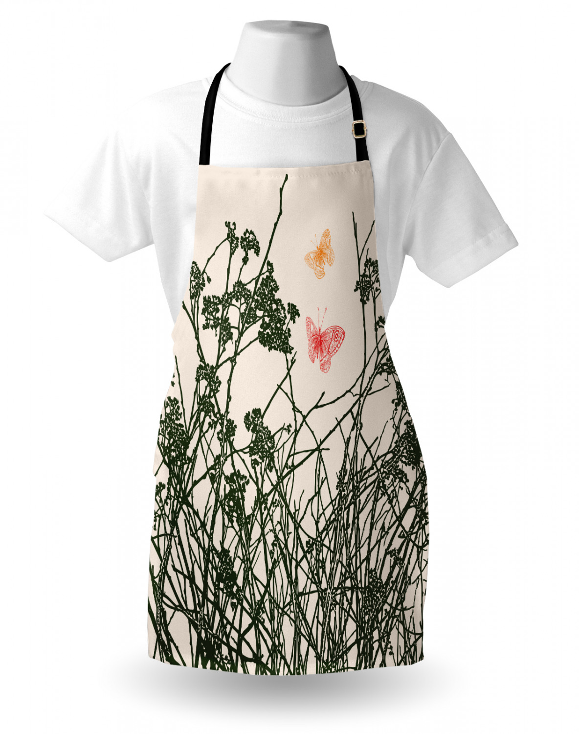 Ambesonne Apron Adjustable Neck Strap for Garden Cooking Standard Size - Picture 21 of 132