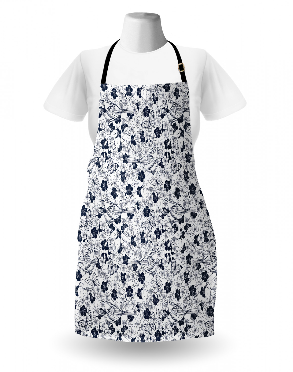 Ambesonne Apron Adjustable Neck Strap for Garden Cooking Standard Size - Picture 50 of 132