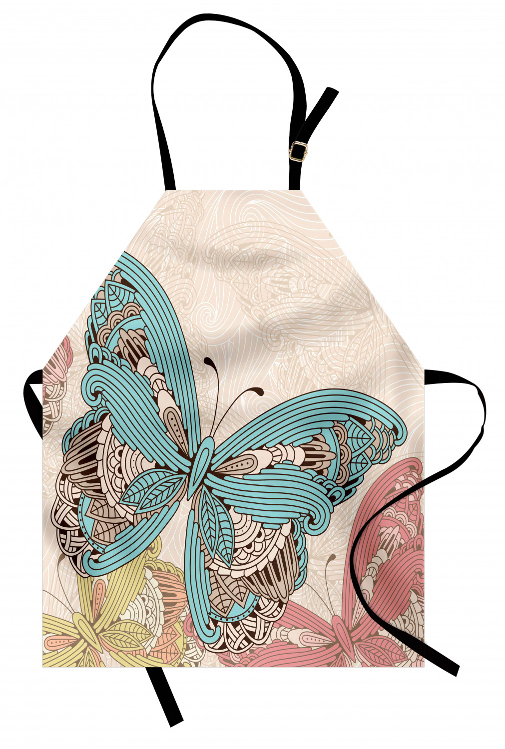 Ambesonne Apron Adjustable Neck Strap for Garden Cooking Standard Size - Picture 58 of 132