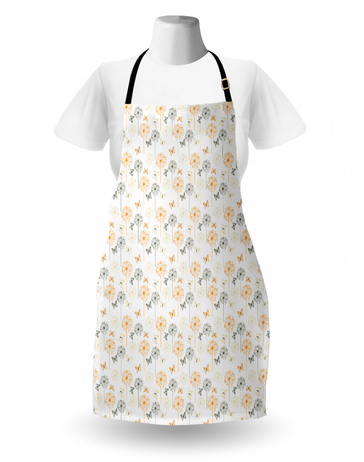 Ambesonne Apron Adjustable Neck Strap for Garden Cooking Standard Size - Picture 68 of 132