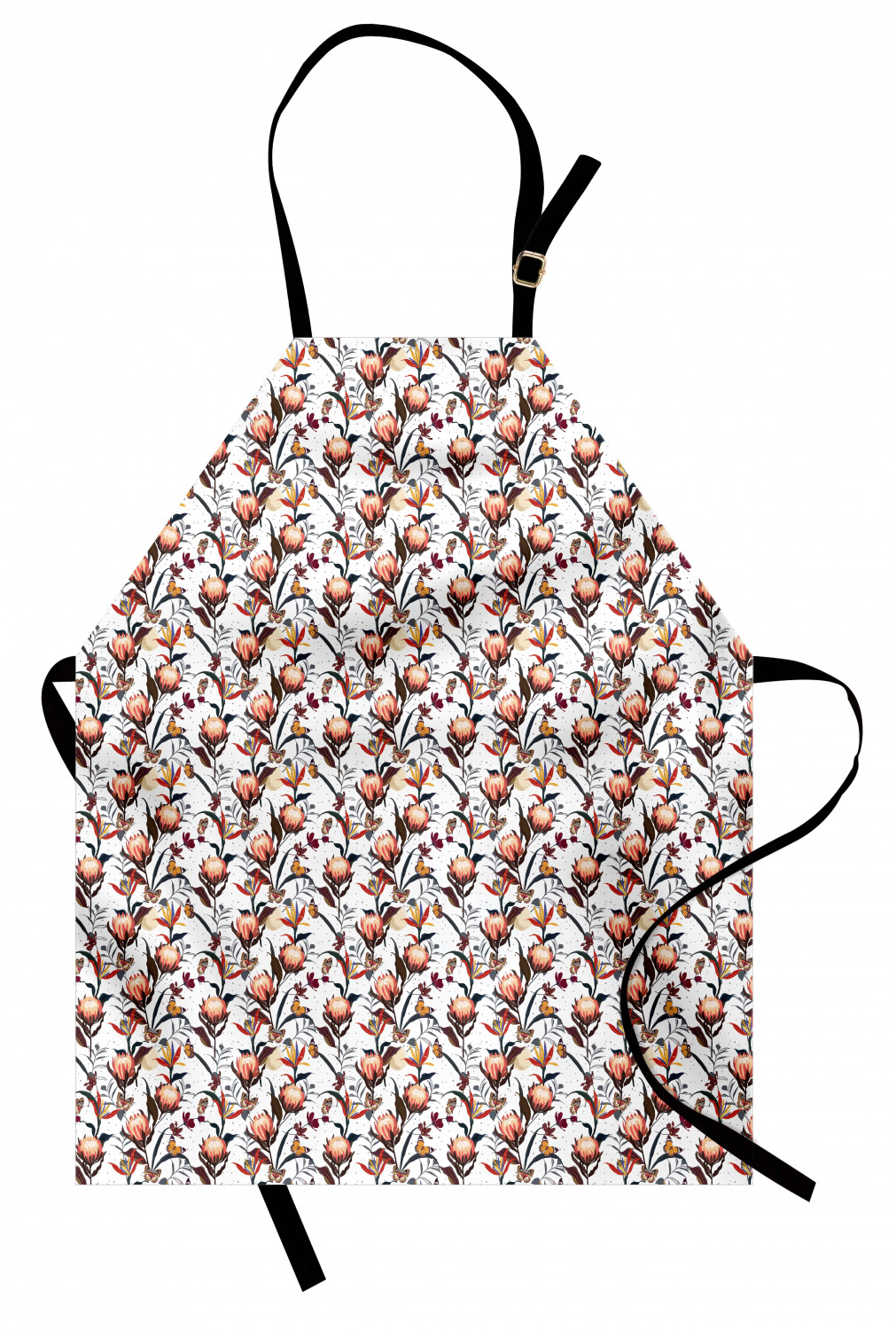 Ambesonne Apron Adjustable Neck Strap for Garden Cooking Standard Size - Picture 121 of 132