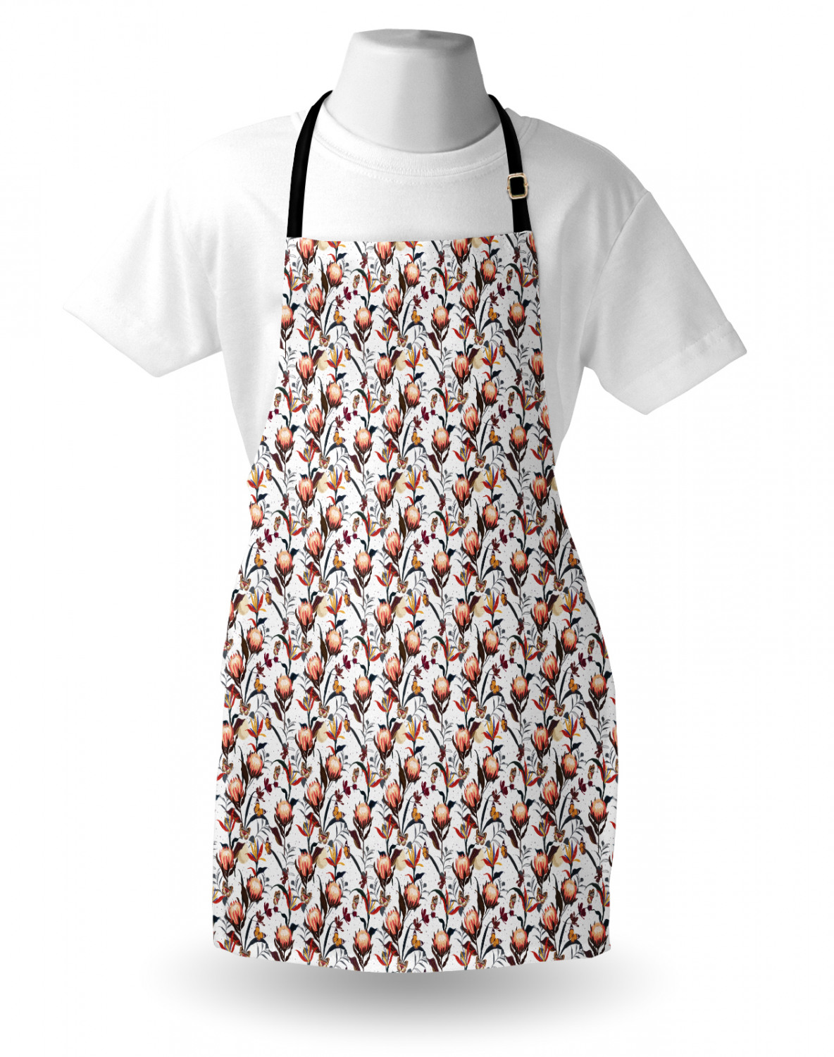 Ambesonne Apron Adjustable Neck Strap for Garden Cooking Standard Size - Picture 123 of 132