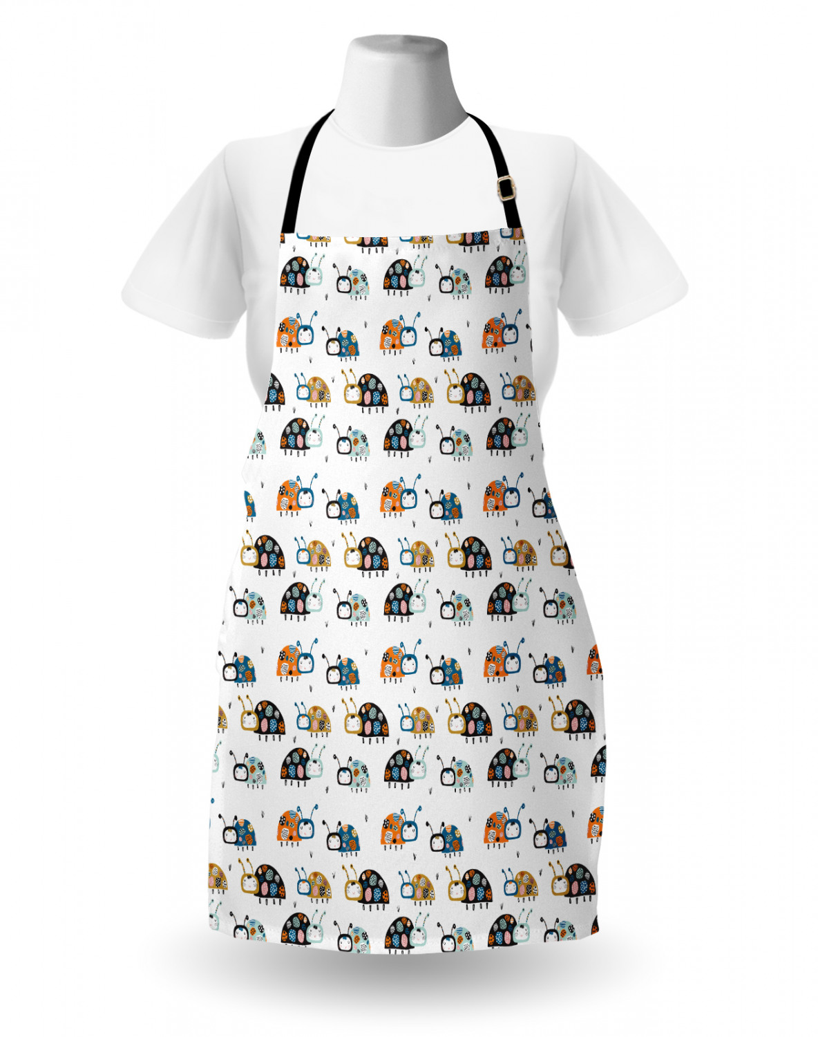 Ambesonne Apron Adjustable Neck Strap for Garden Cooking Standard Size - Picture 119 of 132