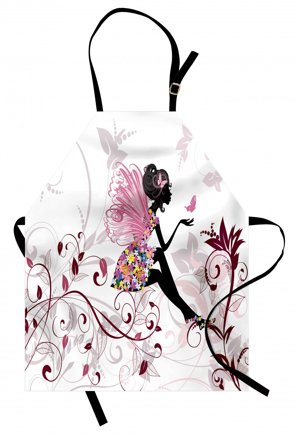 Ambesonne Spring Kids Apron Boys Girls Apron Bib Cooking & Painting