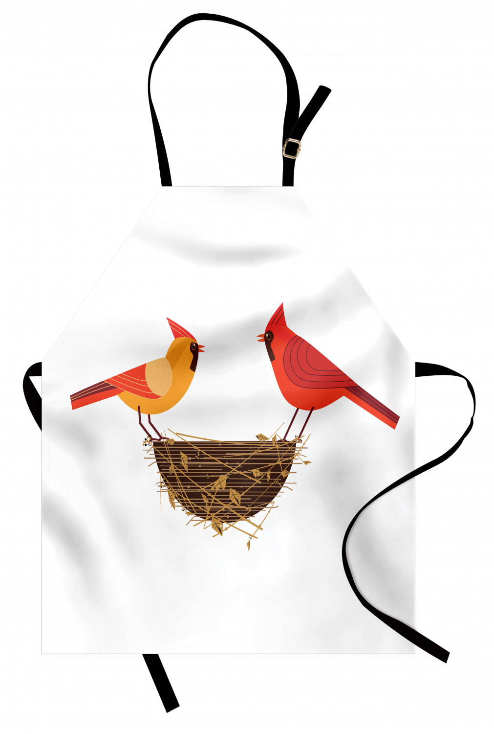 Ambesonne Apron Bib Adjustable Neck for Gardening Cooking Unisex No Fading