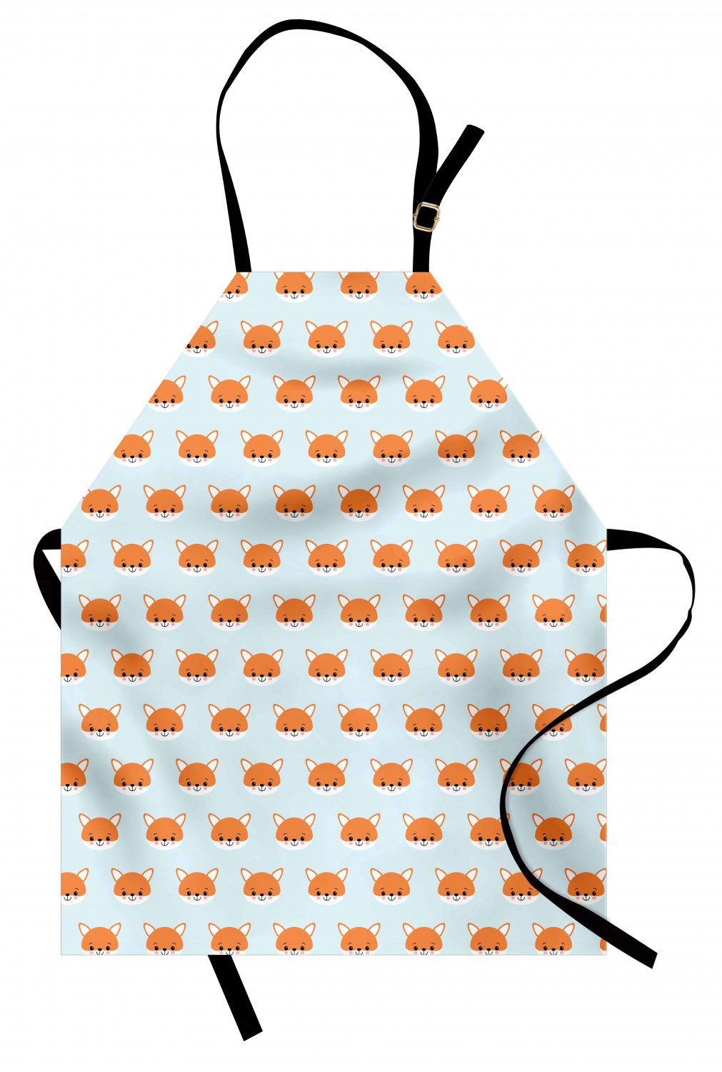 Ambesonne Fox Animal Kids Apron Boys Girls Apron Bib Cooking & Painting