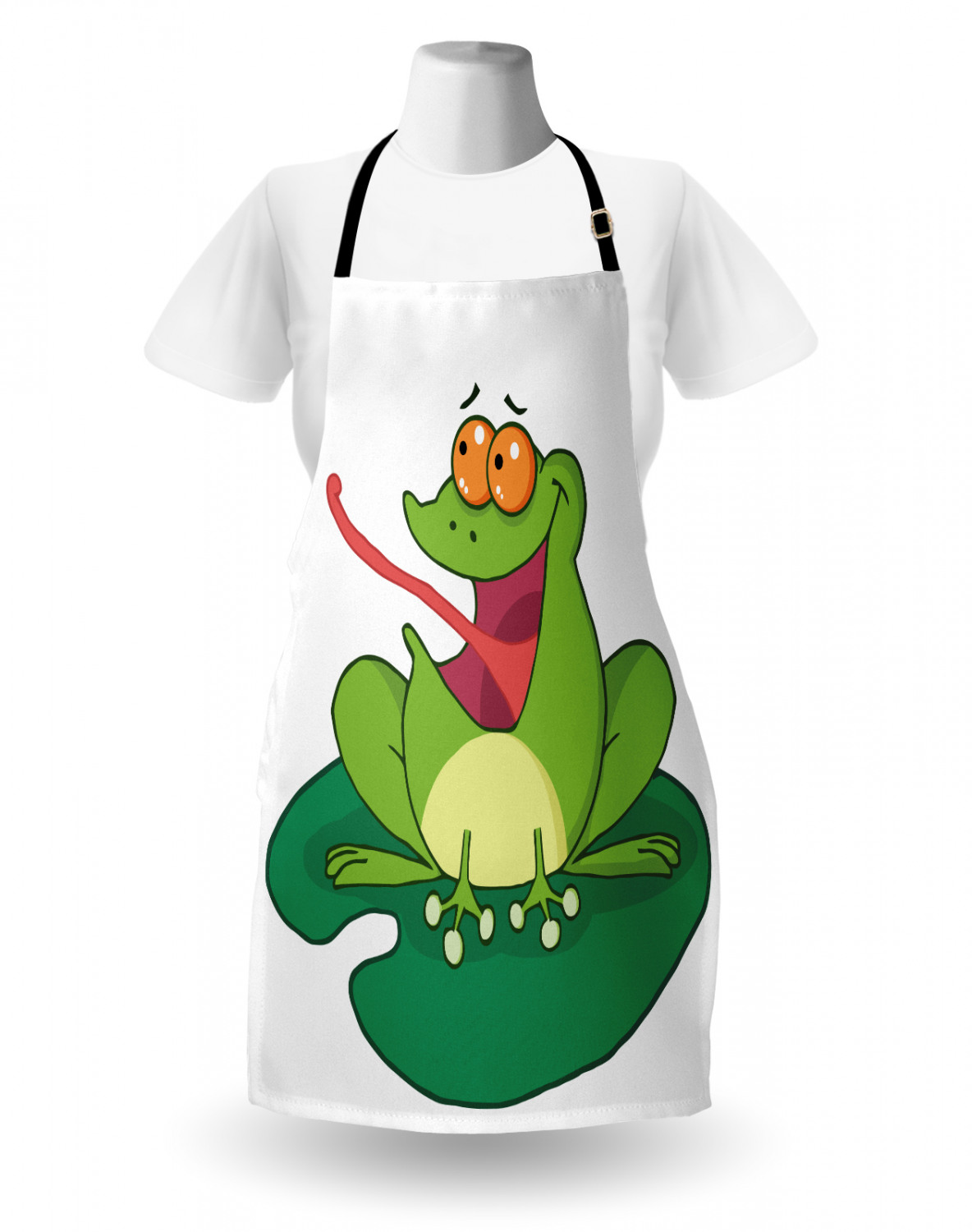 Ambesonne Apron Bib Adjustable Neck for Gardening Cooking Unisex No Fading