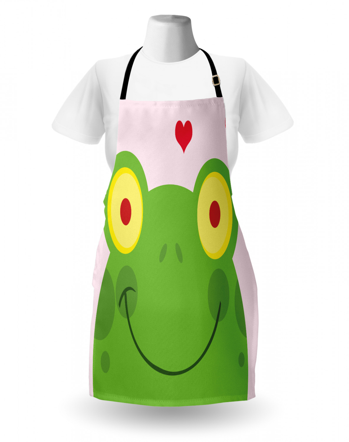 Ambesonne Apron Bib Adjustable Neck for Gardening Cooking Unisex No Fading