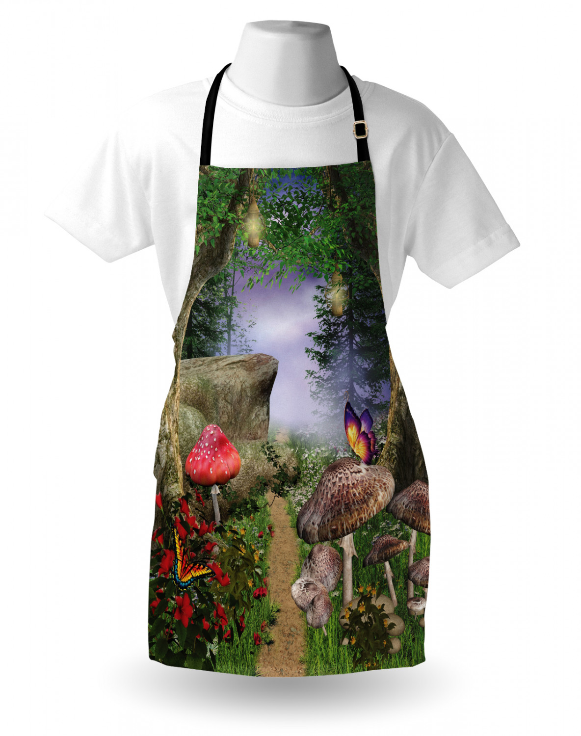 Ambesonne Apron Adjustable Strap for Gardening