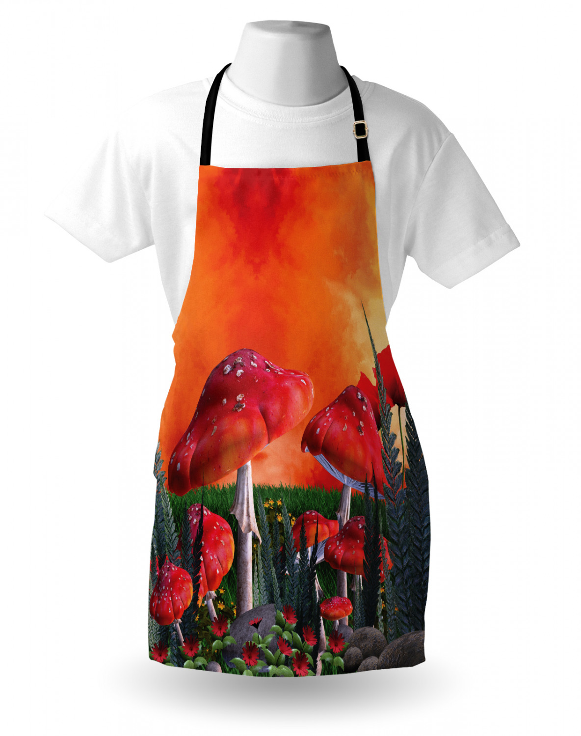 Ambesonne Apron Adjustable Strap for Gardening