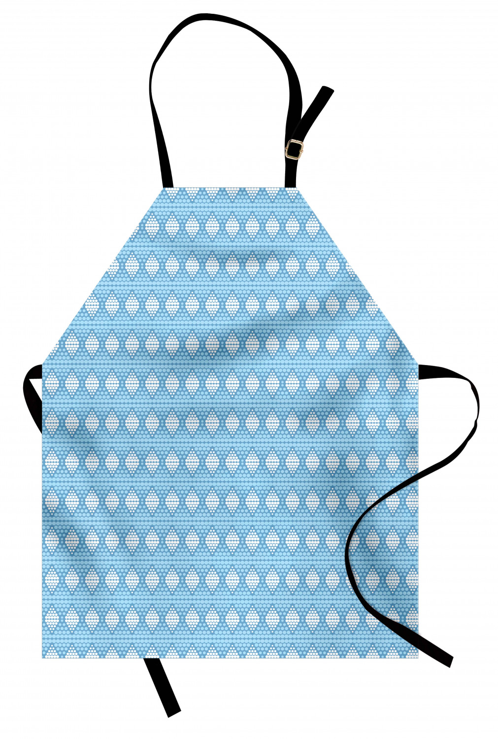 Ambesonne Apron Bib with Adjustable Neck Strap for Garden Cooking Standard Size