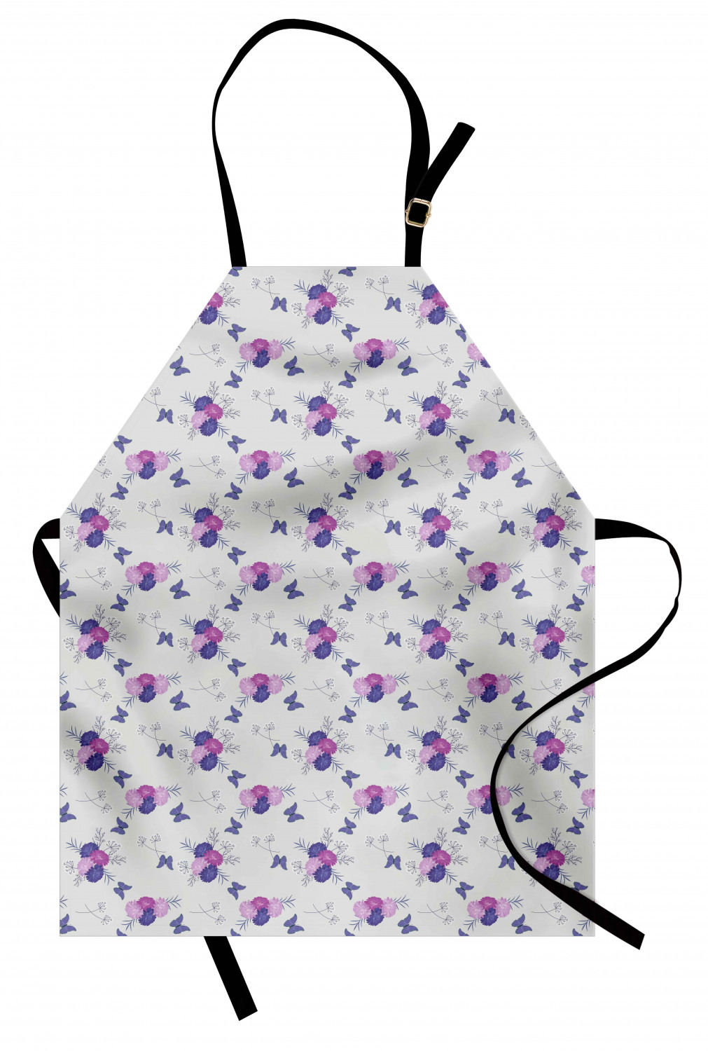 Ambesonne Apron Bib with Adjustable Neck Strap for Garden Cooking Standard Size