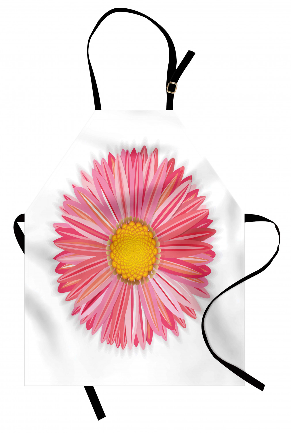 Ambesonne Long Lasting Apron with Adjustable Neck for Gardening and Cooking