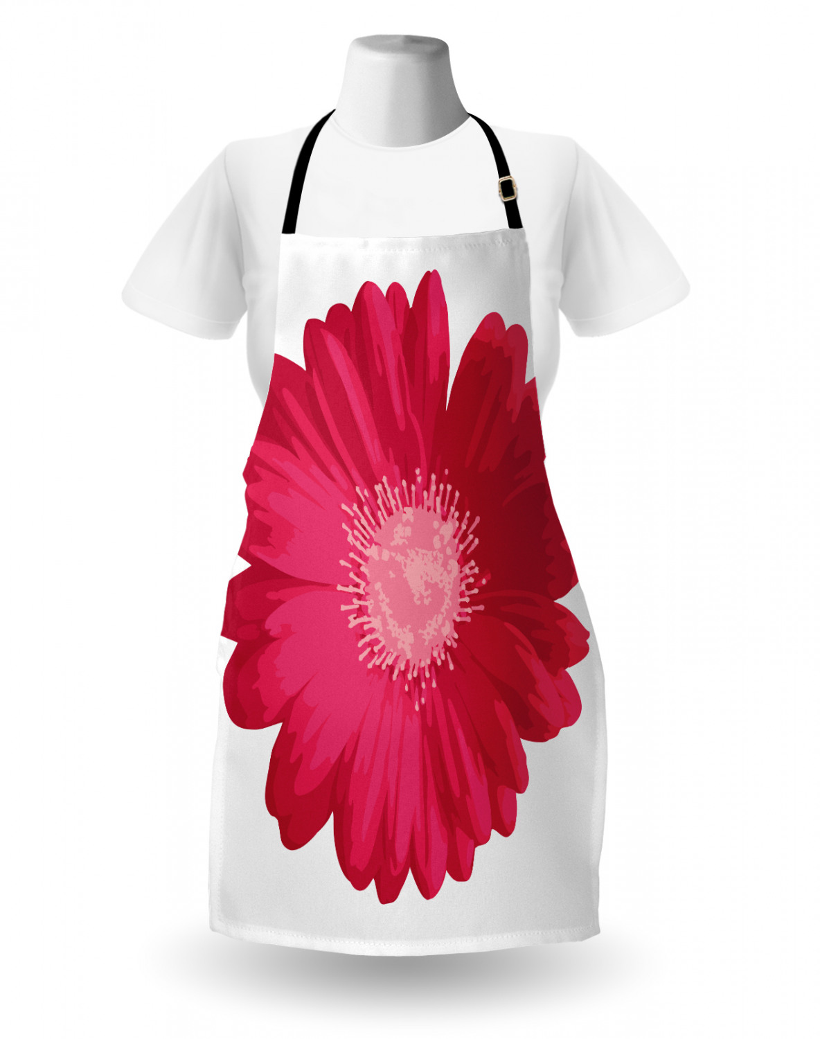 Ambesonne Long Lasting Apron with Adjustable Neck for Gardening and Cooking