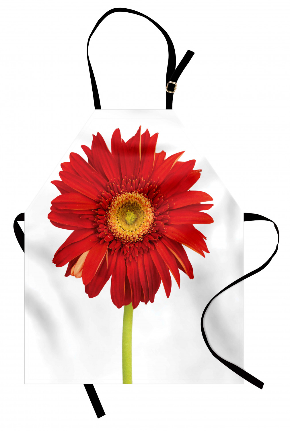 Ambesonne Long Lasting Apron with Adjustable Neck for Gardening and Cooking