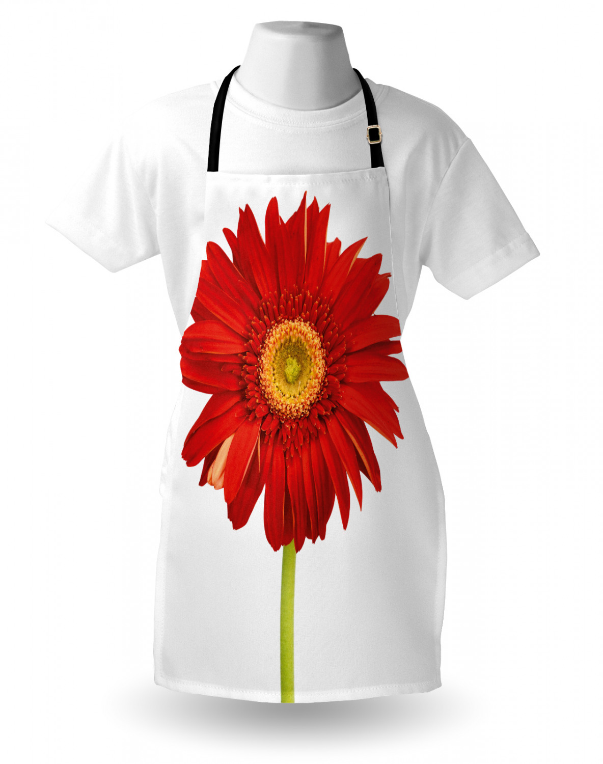 Ambesonne Long Lasting Apron with Adjustable Neck for Gardening and Cooking