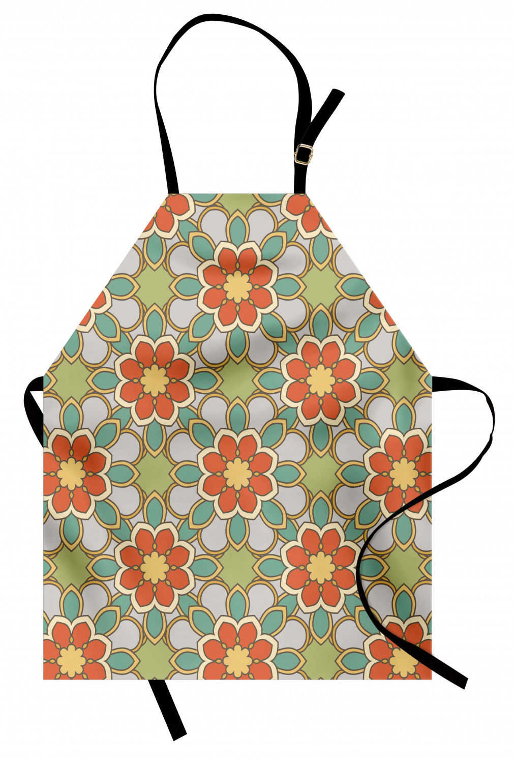 Ambesonne Apron Adjustable Neck Strap for Garden Cooking Standard Size - Picture 55 of 132