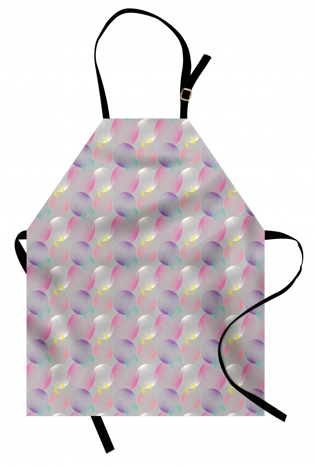 Ambesonne Apron Bib with Adjustable Neck Strap for Garden Cooking Standard Size