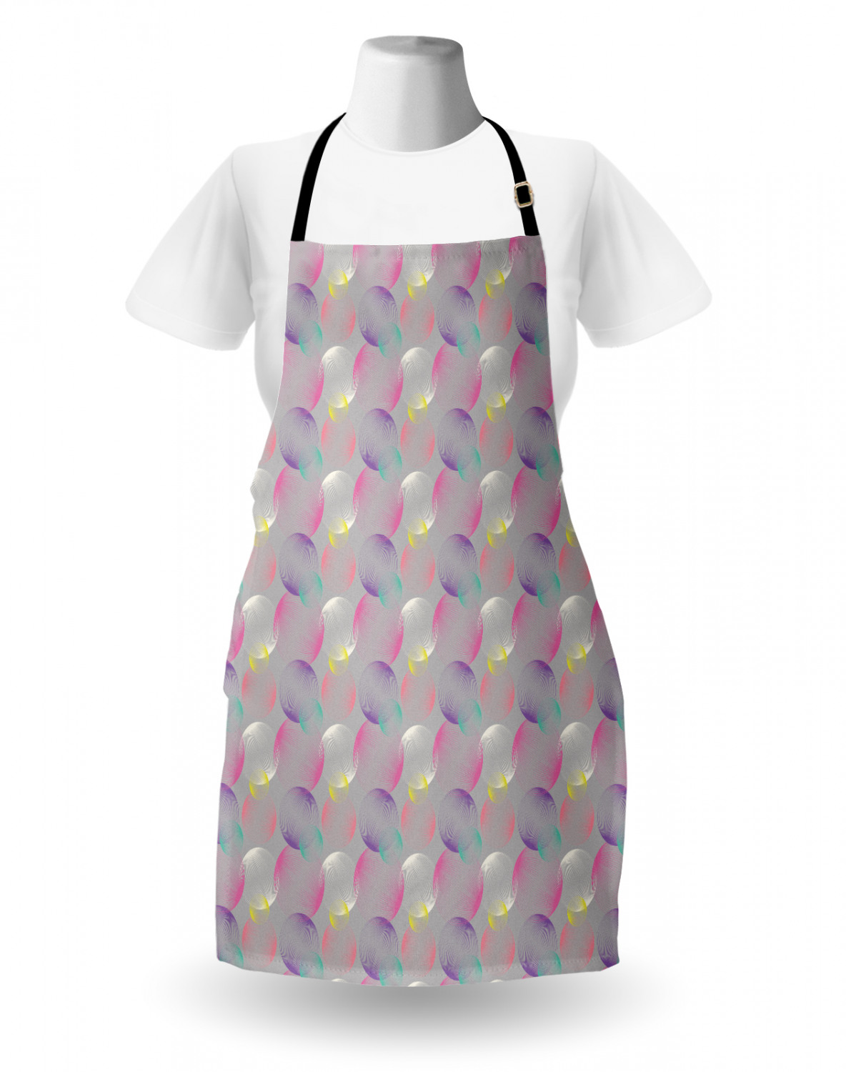 Ambesonne Apron Bib with Adjustable Neck Strap for Garden Cooking Standard Size