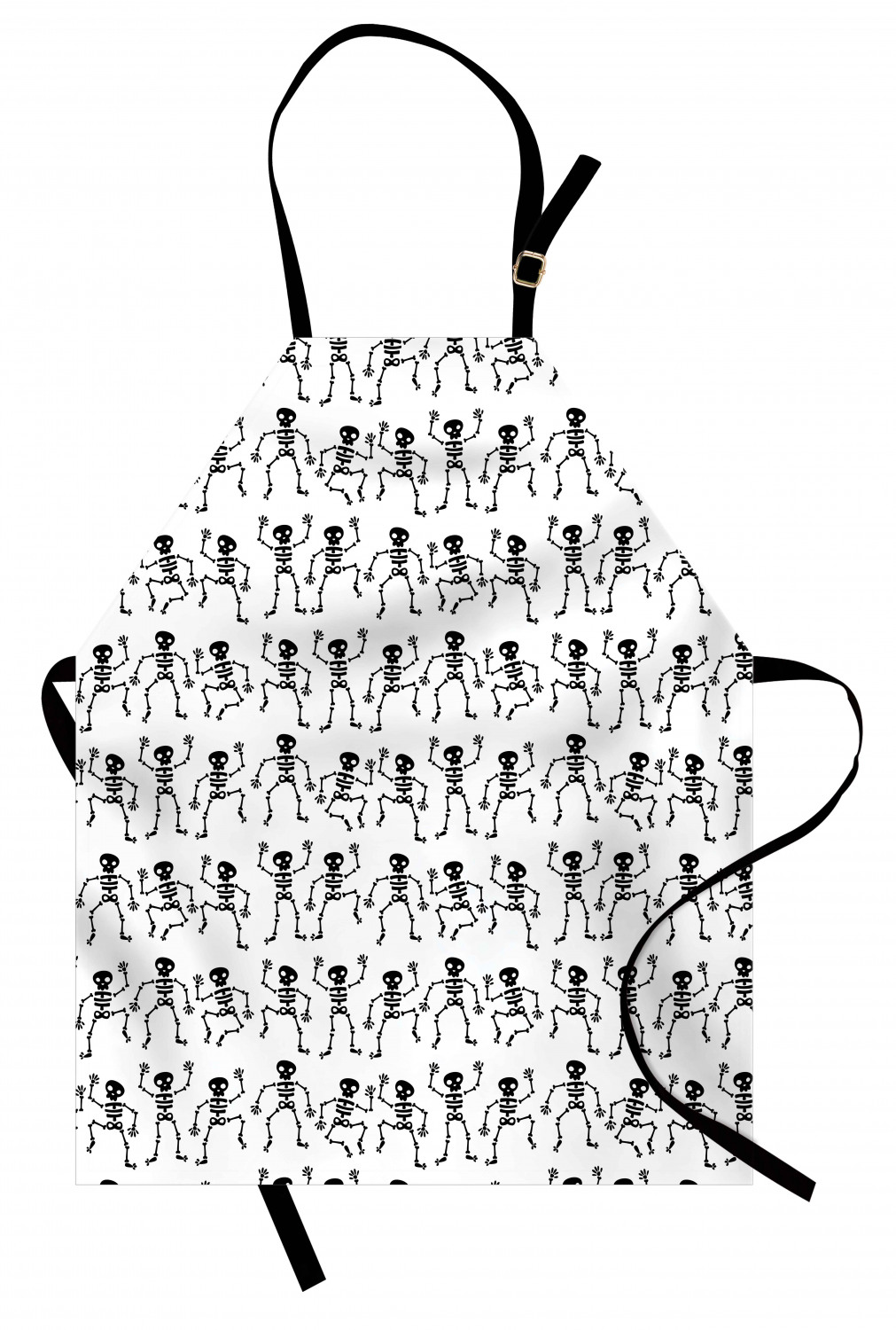 Ambesonne Outdoor Use Apron Adjustable Neck Strap for Gardening and Cooking