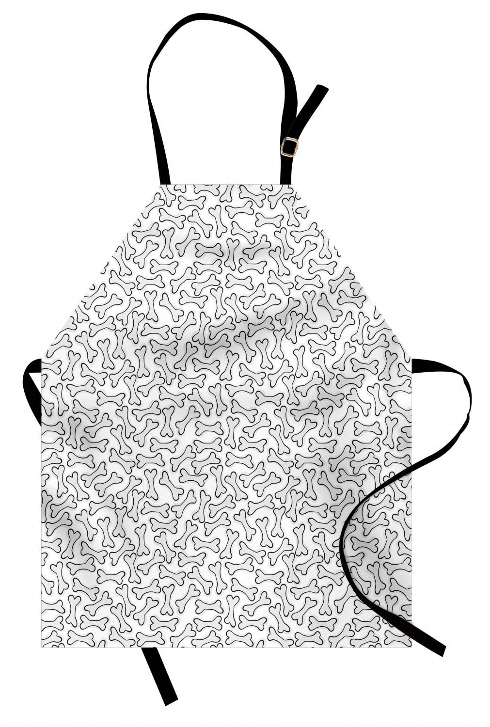 Ambesonne Outdoor Use Apron Adjustable Neck Strap for Gardening and Cooking