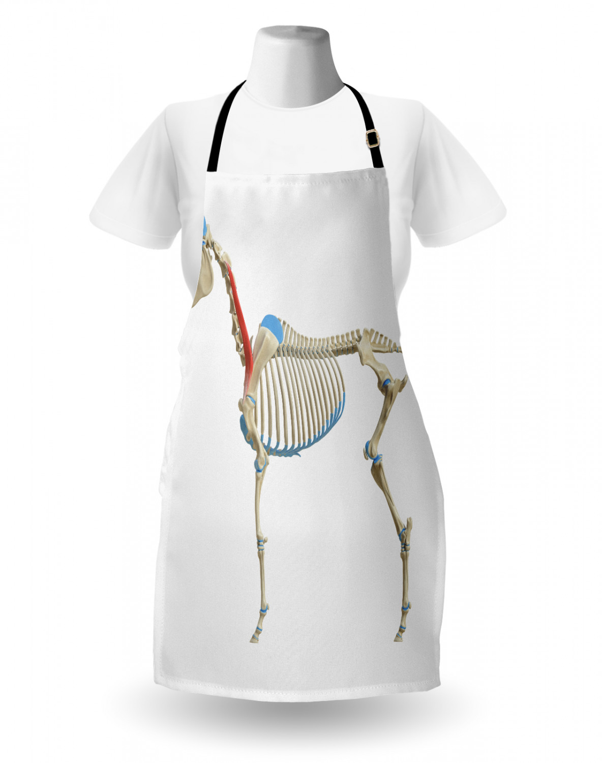 Ambesonne Outdoor Use Apron Adjustable Neck Strap for Gardening and Cooking