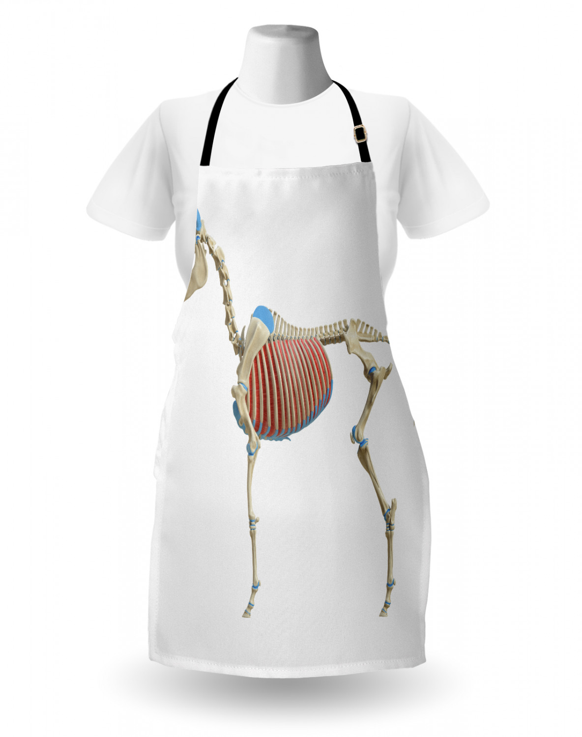 Ambesonne Outdoor Use Apron Adjustable Neck Strap for Gardening and Cooking